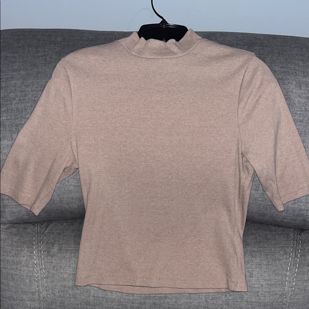 Express Tan Women's Fitted Top